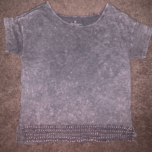 Grey AEO Top - Picture 1 of 3